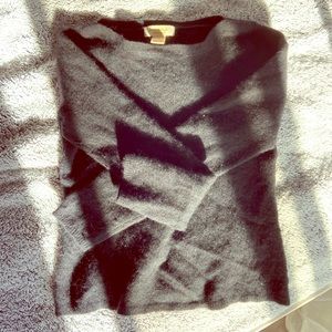 Black cashmere sweater